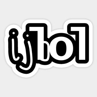 Gen Z says IJBOL LOL is Dead Sticker